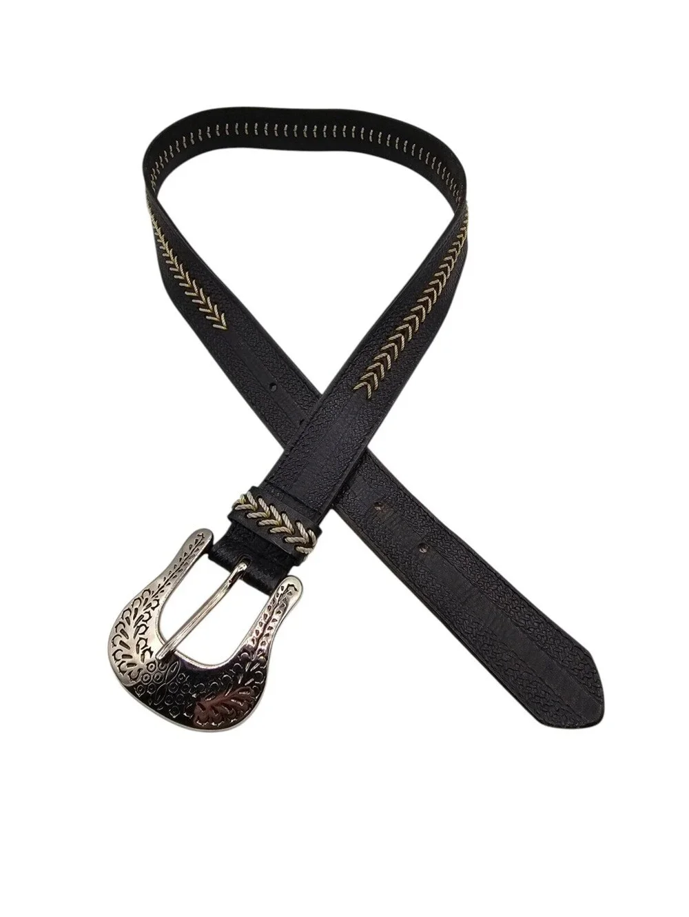 Levis Leather Belt Womens Small Western Boho Hippie Cottage Festival
